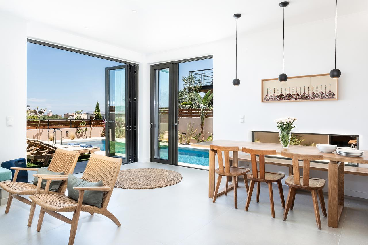 Fos Villa, A Luxe House With Private Heated Pool Galatás 외부 사진