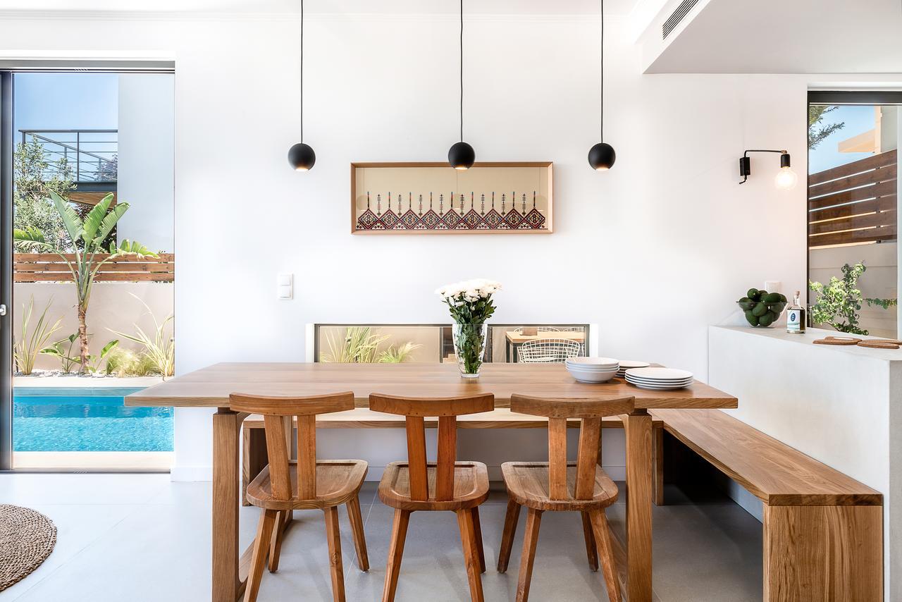 Fos Villa, A Luxe House With Private Heated Pool Galatás 외부 사진