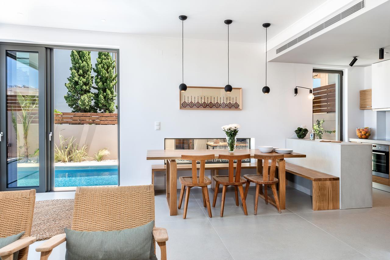 Fos Villa, A Luxe House With Private Heated Pool Galatás 외부 사진