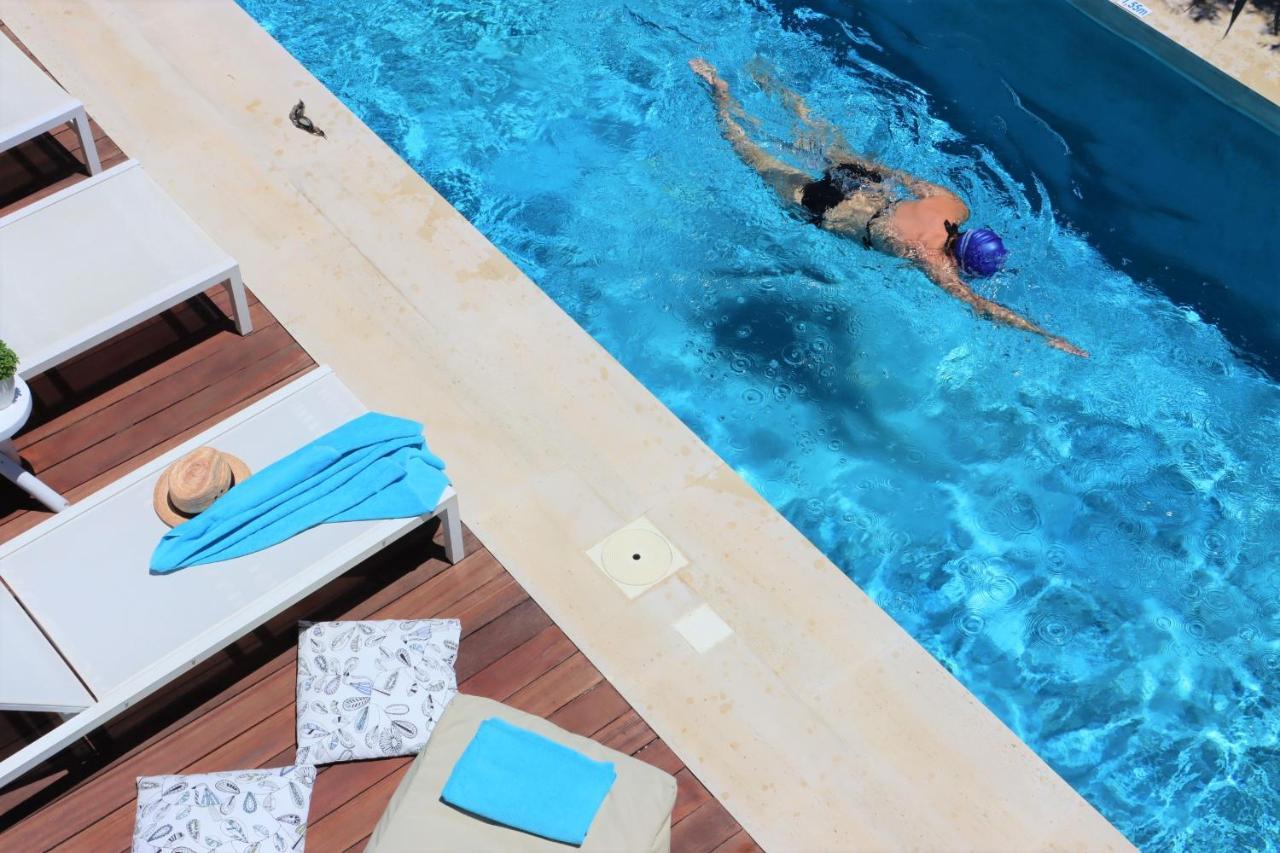 Fos Villa, A Luxe House With Private Heated Pool Galatás 외부 사진